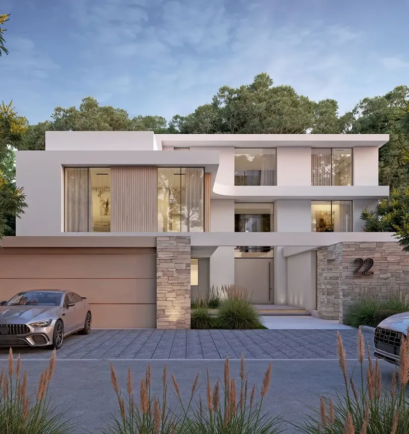 Sobha Siniya Island / Coral Beach Villas / Eingang und Garage
