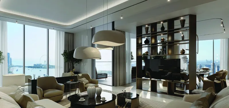 Sobha SeaHaven / Sky Edition / living room