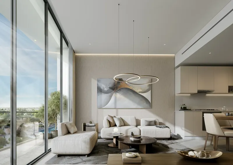 Sobha City / River Cove / living room