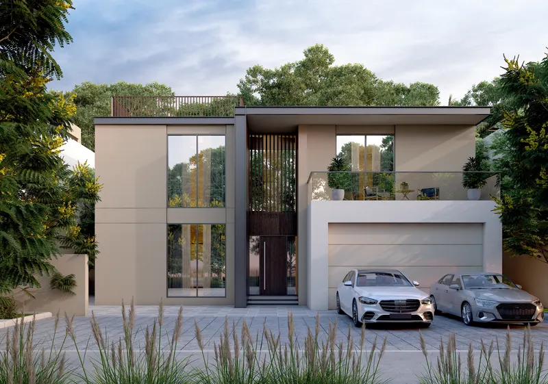 Sobha Elwood / Villa façade and arrival