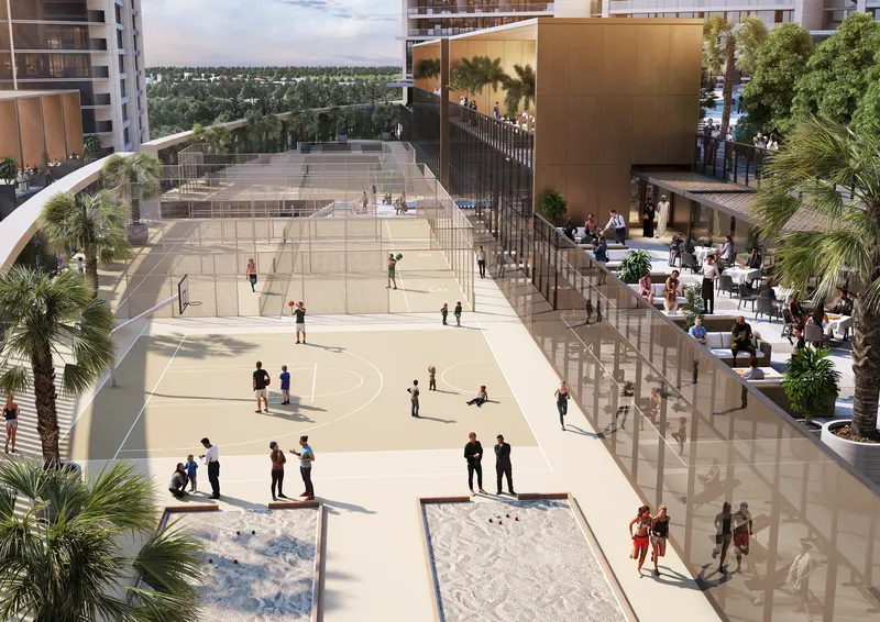 Sobha Orbis / Outdoor sports courts