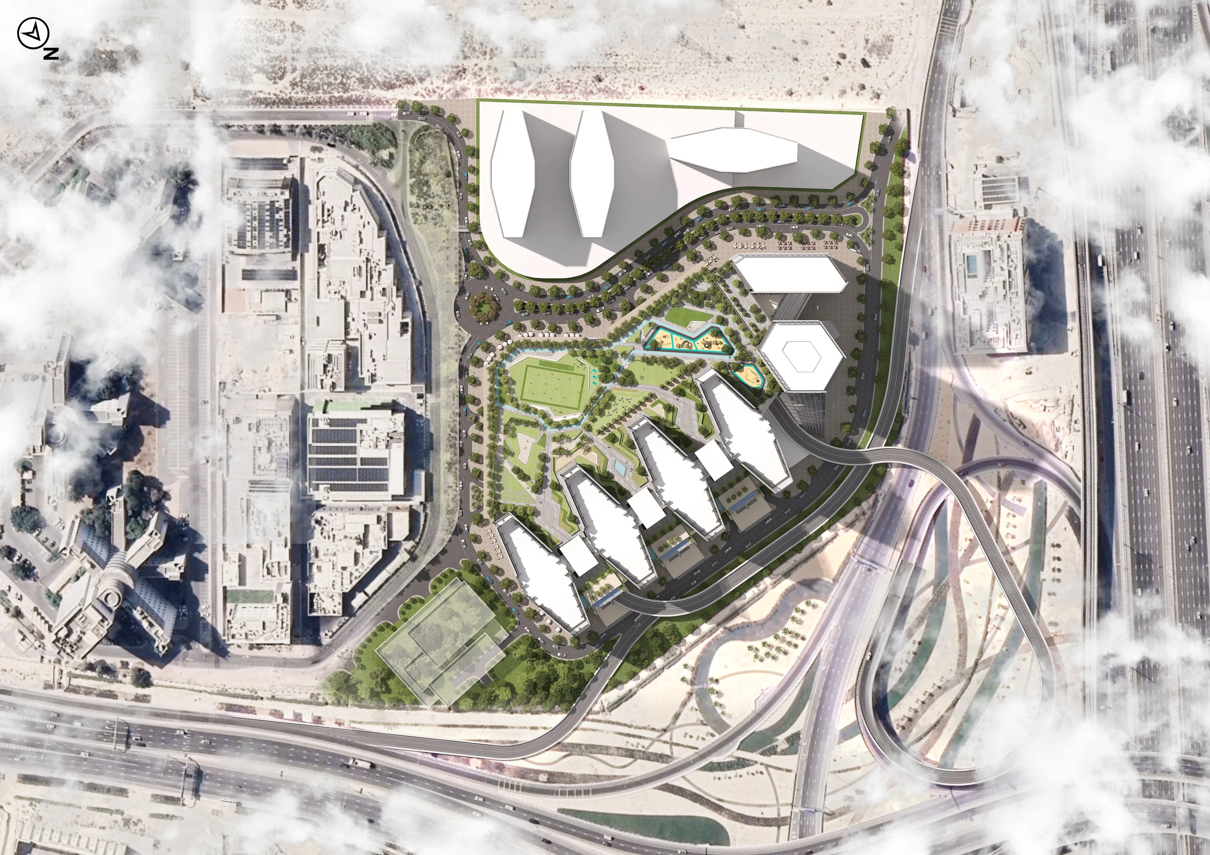 Sobha Central / Community masterplan