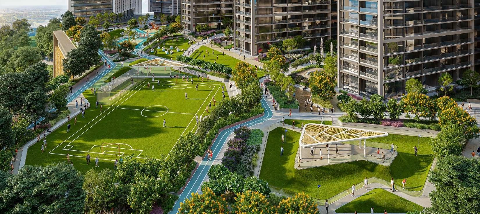 Sobha Central / Elevated green spaces