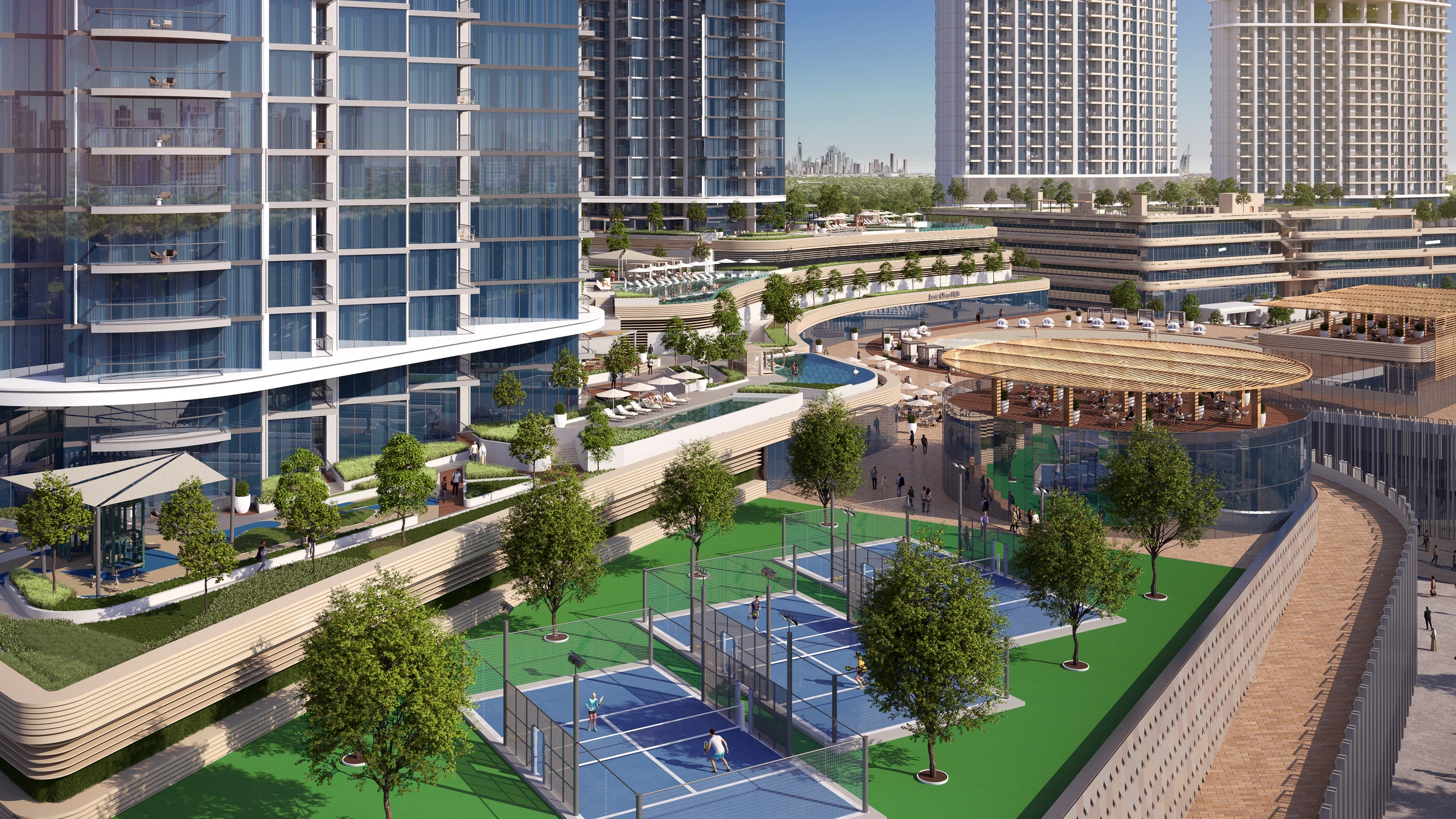 Sobha Hartland II / Community street and amenities