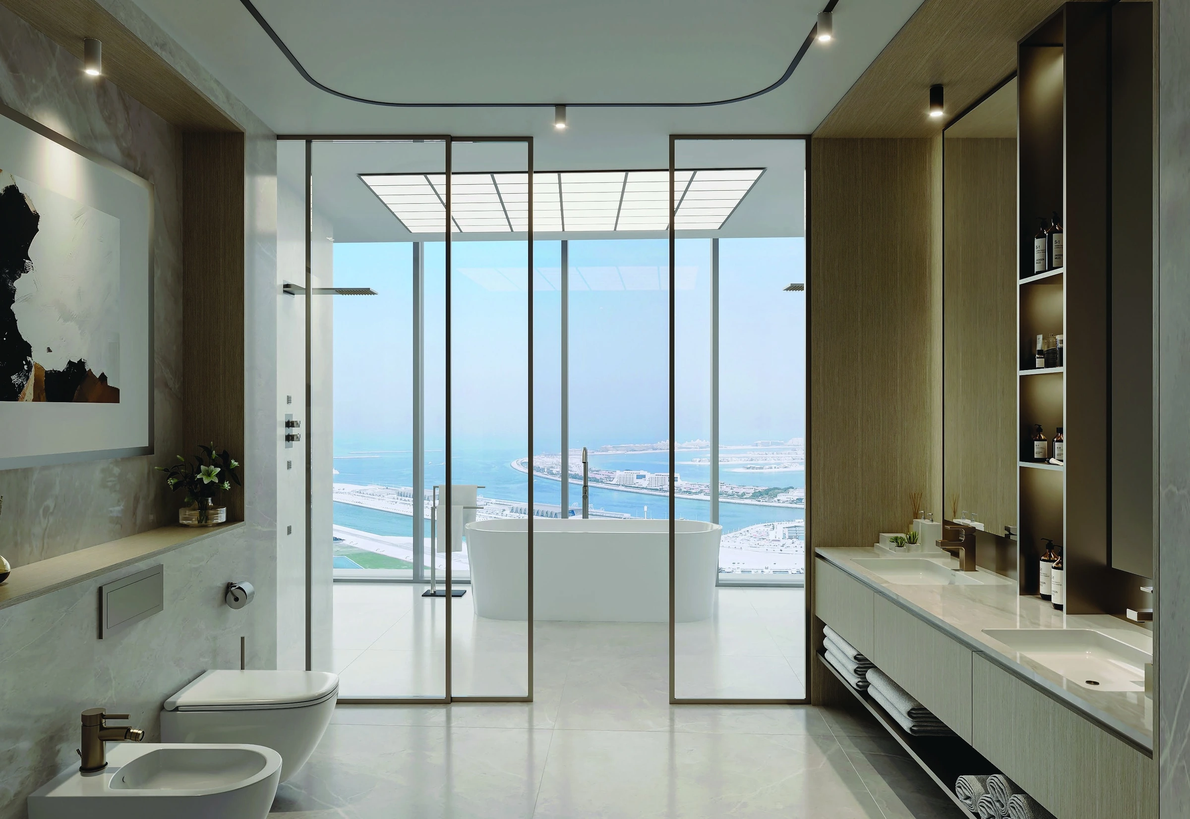 Sobha SeaHaven / Sky Edition / bathroom