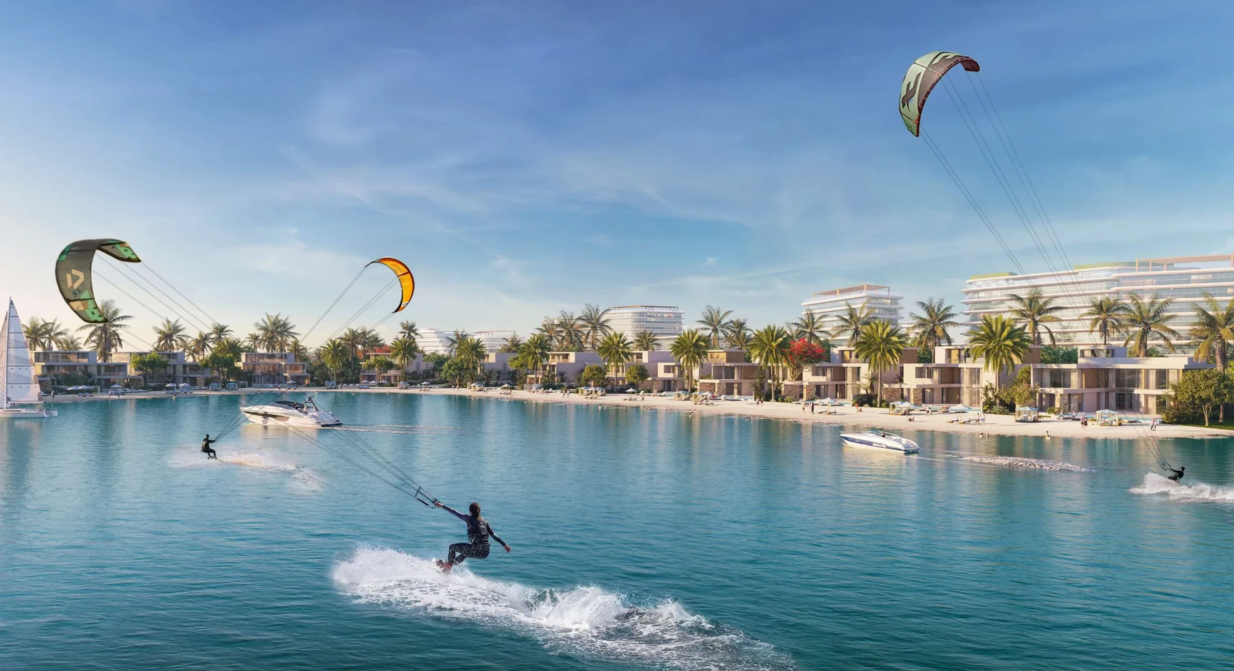 Sobha Siniya Island / Waterfront homes and water sports concept