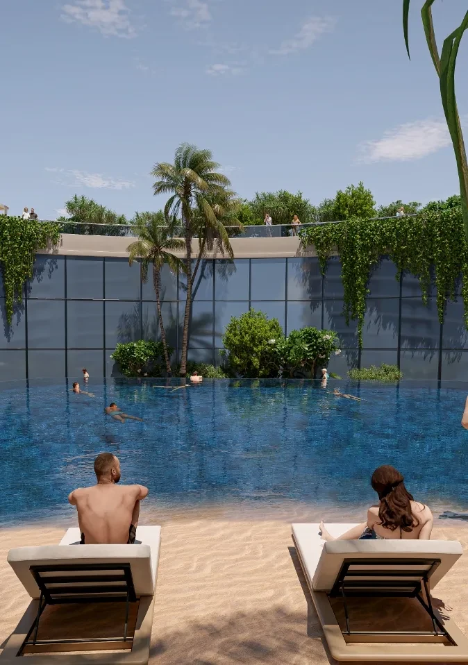 Sobha Solis / Pool and leisure space