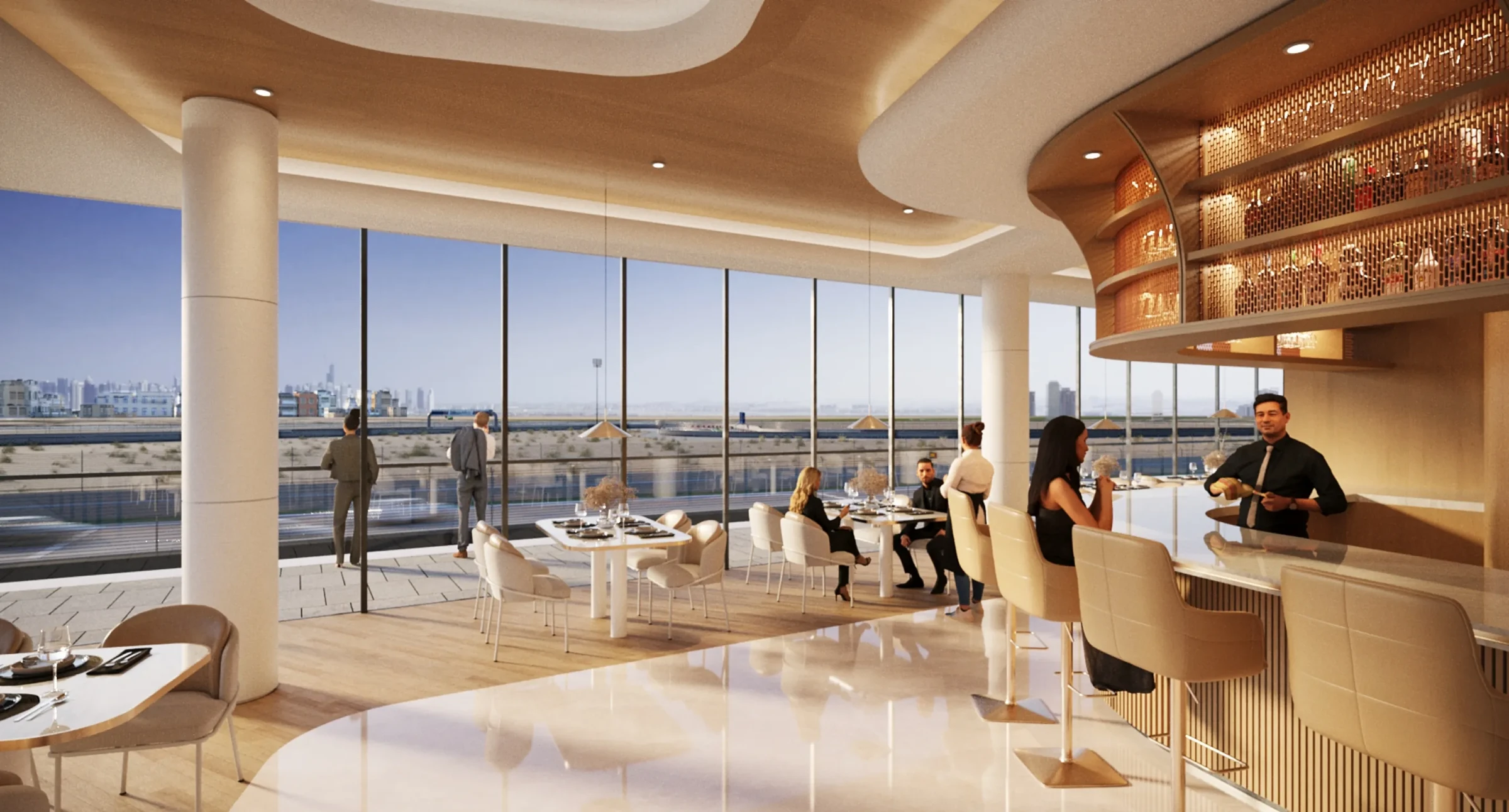 Sobha Solis / Sports café / racetrack outlook